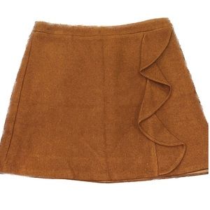 J crew mercantile wool blend mini skirt